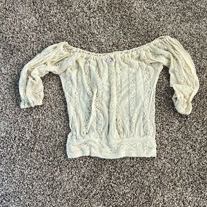 RUE 21 off shoulder lace top